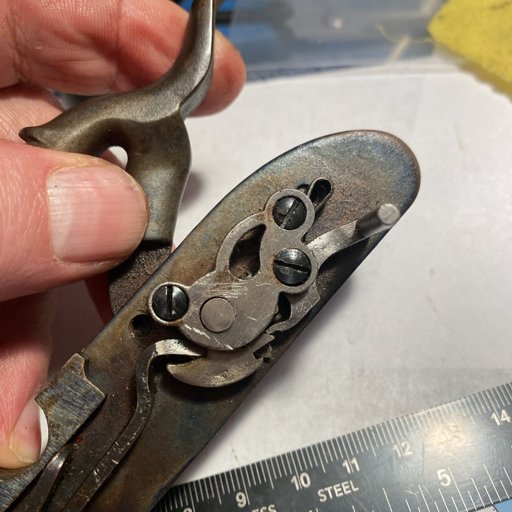 CVA Lock (full size) From Hawken Muzzleloader W Bolts and Lock Washers.