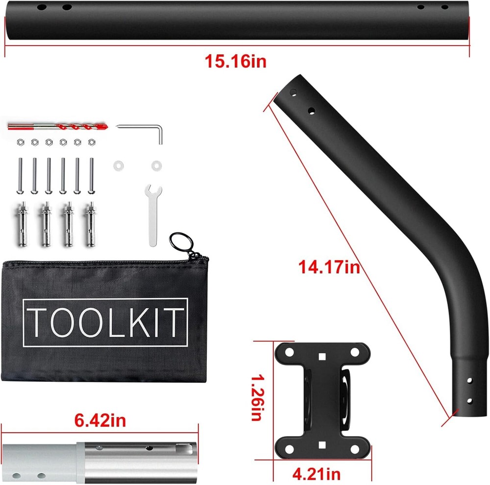 Pole Mount FOR Starlink Satellite V2 Long Wall Mount