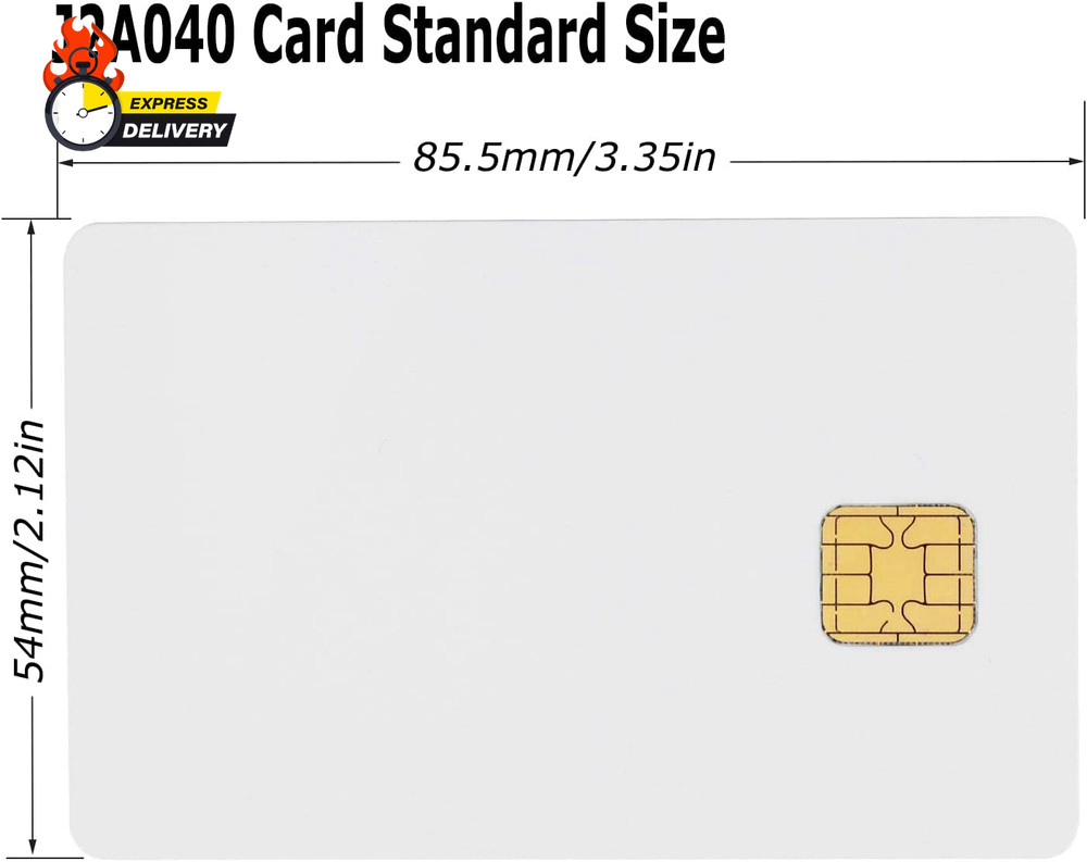 Unfused J2A040 Java JCOP Chip Cards JCOP21-40K Java Smart Card with 2 Track 8.4M
