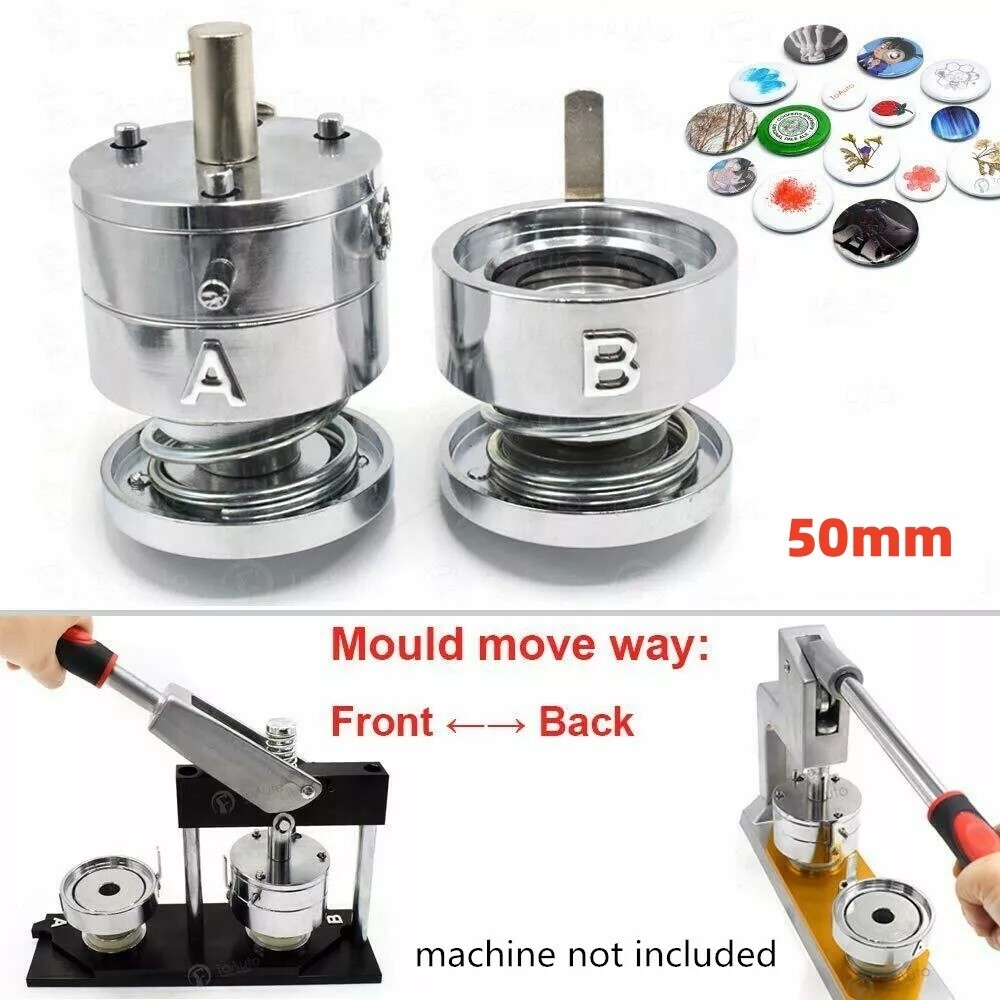 2" 50mm DIY Interchangeable Circular Mold for Badge Button Maker
