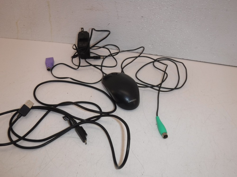 Misc. Various Computer Cables, adapter With Keyboard Mouse