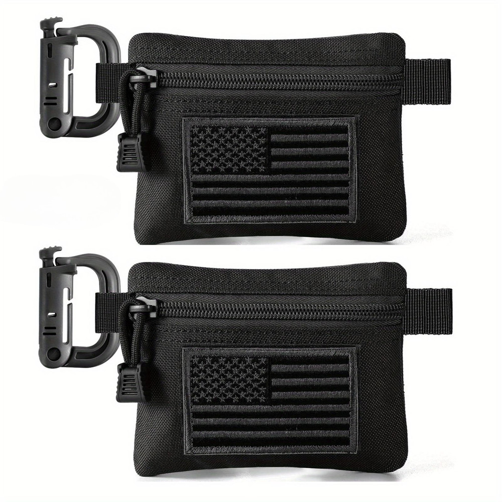 2 Pack Tactical Molle Pouch with D Buckles