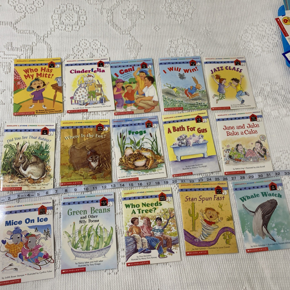 Scholastic Phonics Reading Program Games, Readers, Workbook Homeschool Lot