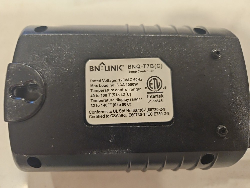 New Open Box: BN-Link Digital Cooling Temp Controller