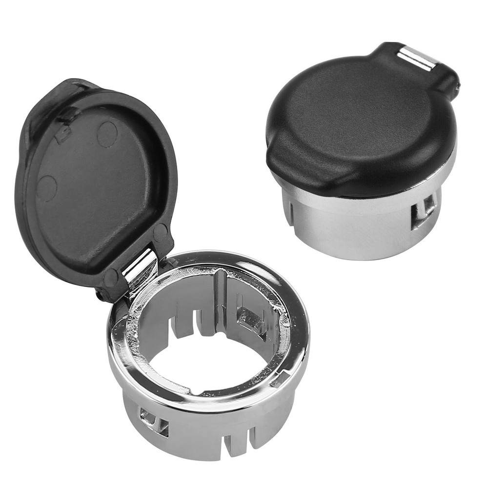 2PCS 20983936 Cigarette Lighter Power Outlet Socket Cap Plug Cover Set 25793816