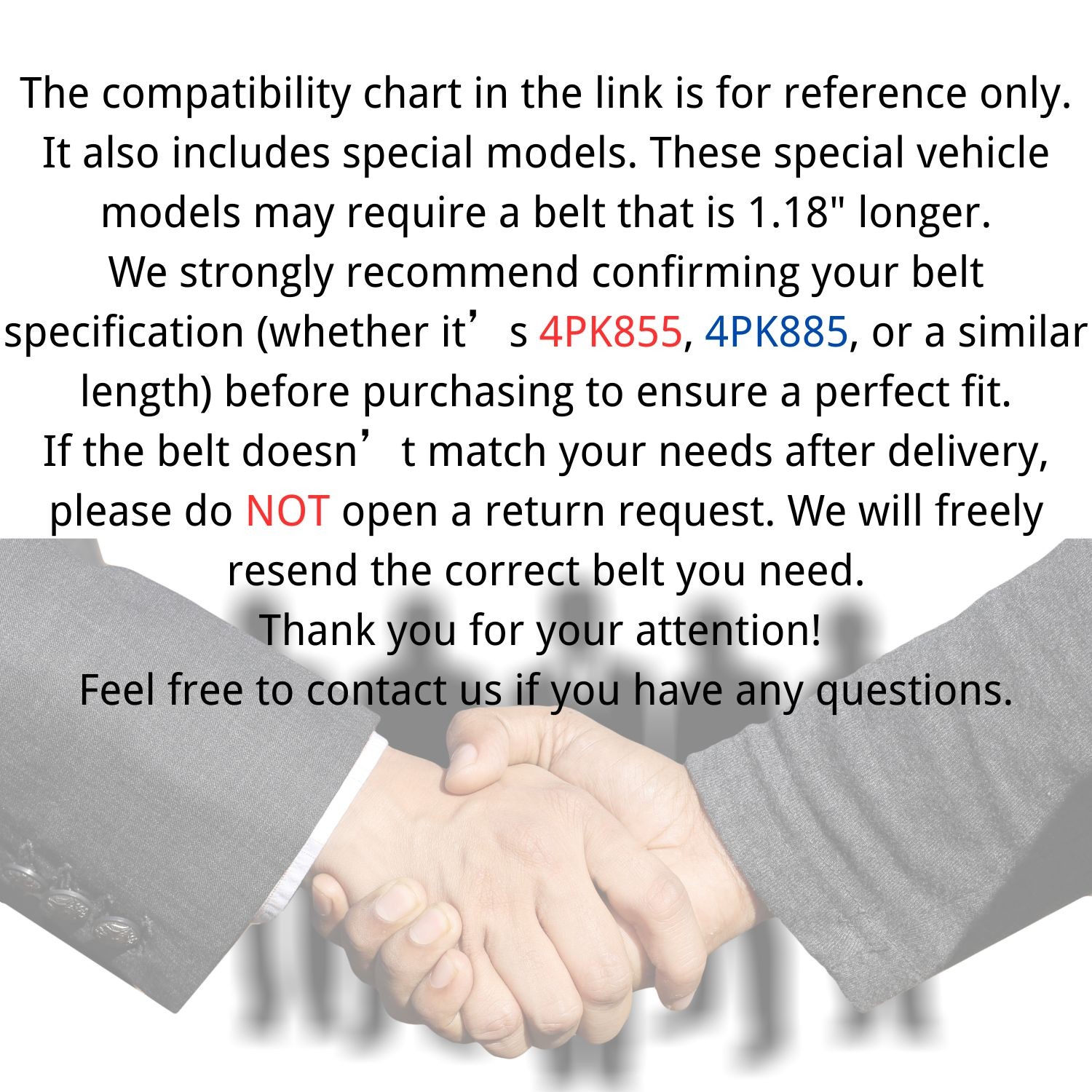 New AC Compressor Drive Belt for Cadillac Escalade Chevrolet Suburban GMC Yukon