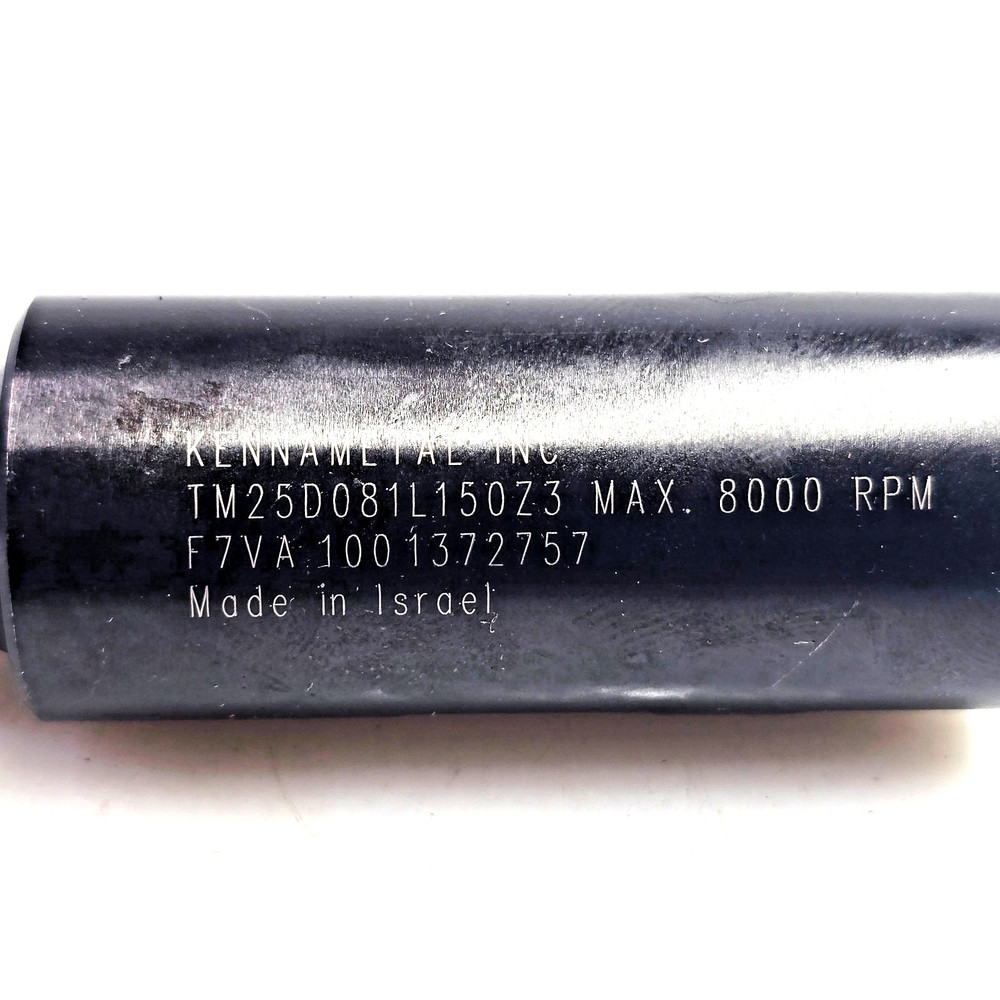 Kennametal TM25D081L150Z3 Indexable Thread Mill 0.81" Replaceable Holder