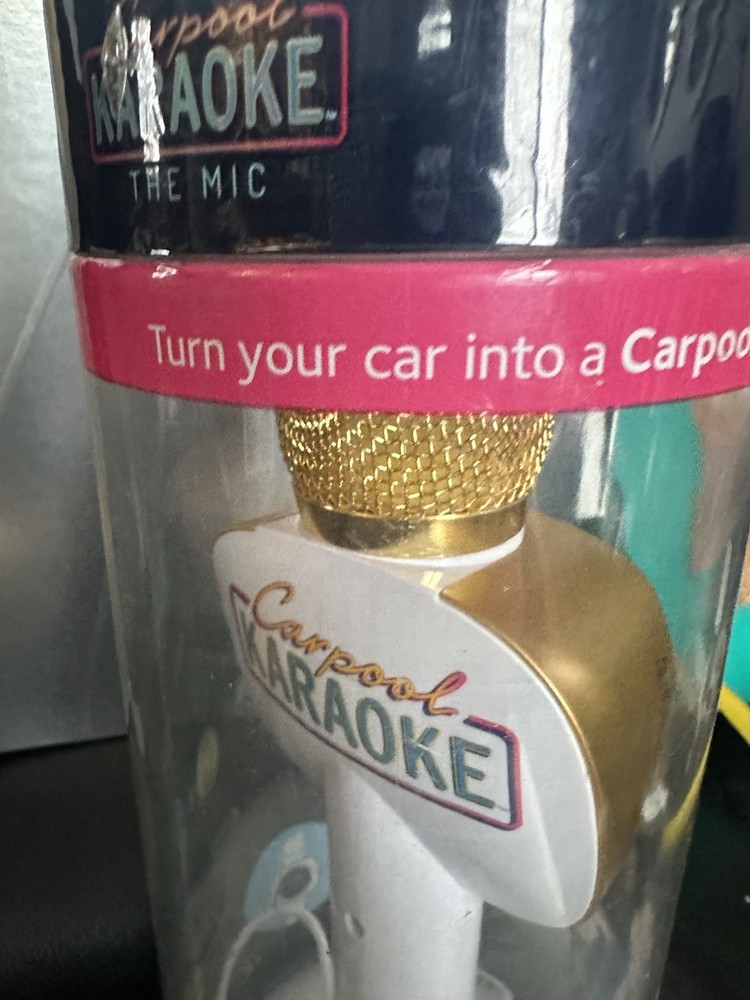 Never Removed James Gordon Singing Machine Carpool Karaoke Bluetooth Microphone