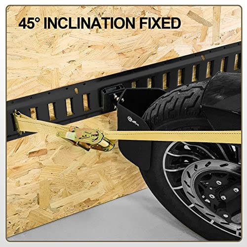 for E-Track System |E Track Motorcycle Wheel chocks 4 Pack E-Track Wheel Chock