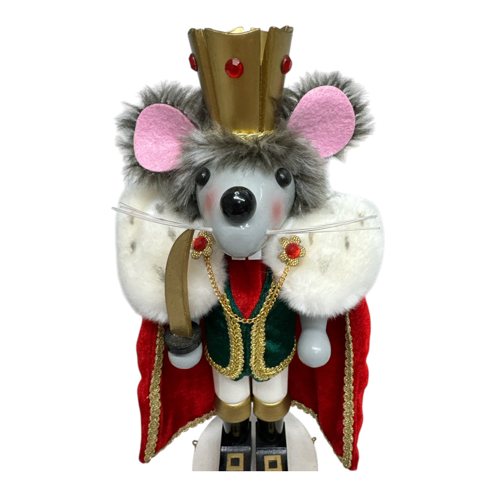 Vintage Lord & Taylor Mouse King Nutcracker 18" with Box 2003 EUC