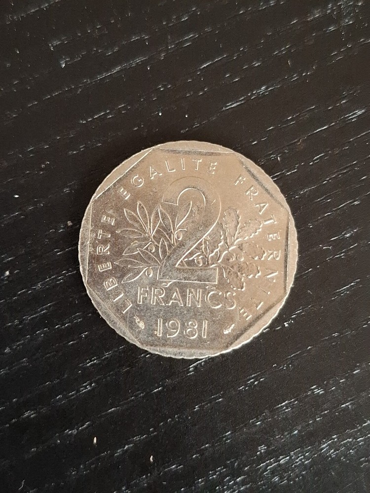 1981 2 Franc Coin