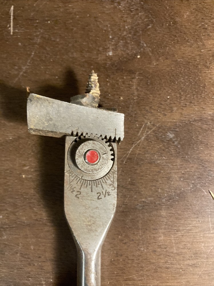 Antique Irwin Micro-Dial No. 22 Expansive Bit in Original Box w Insert