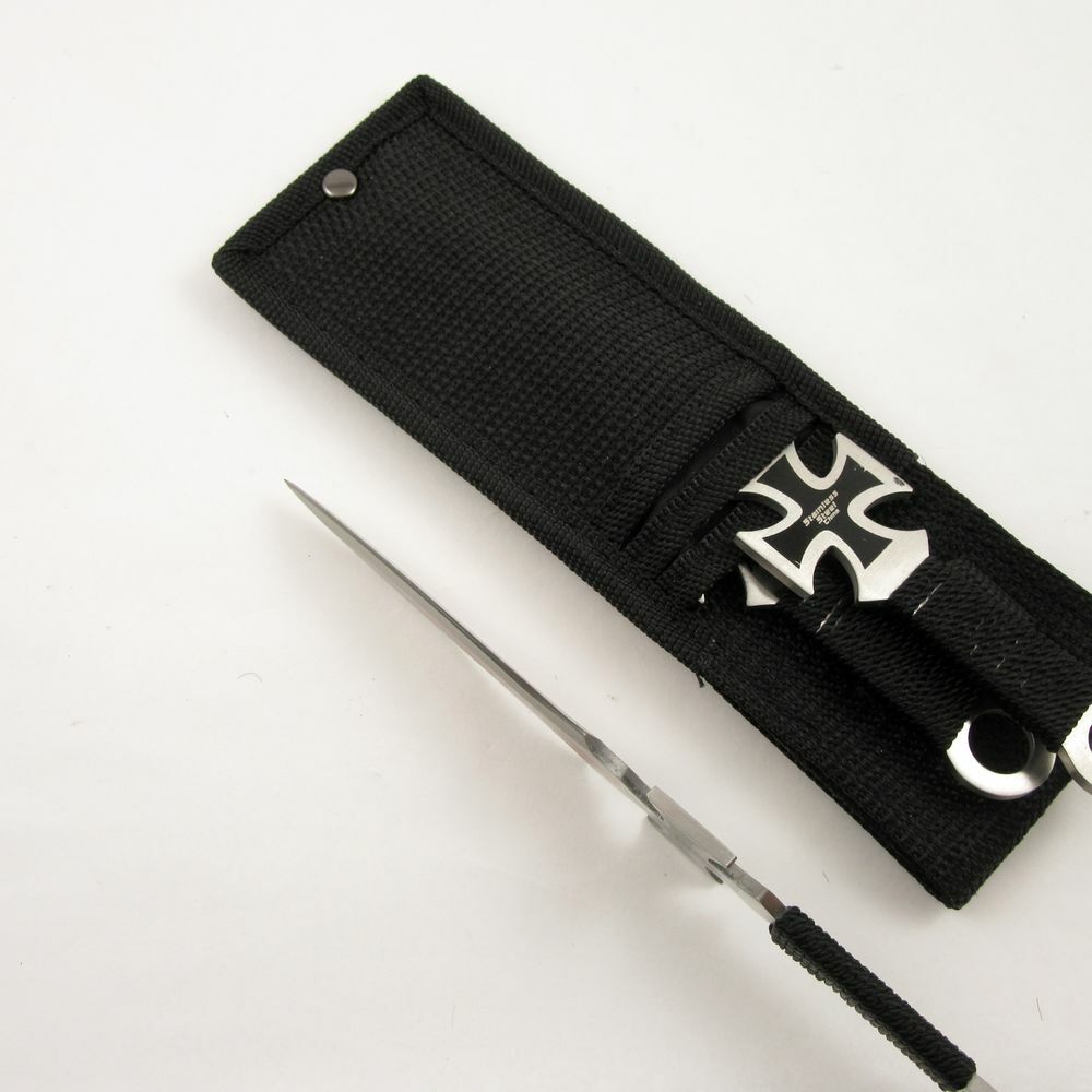 7" Perfect Point 3-Pc. Flaming Chopper Throwing Knife Set