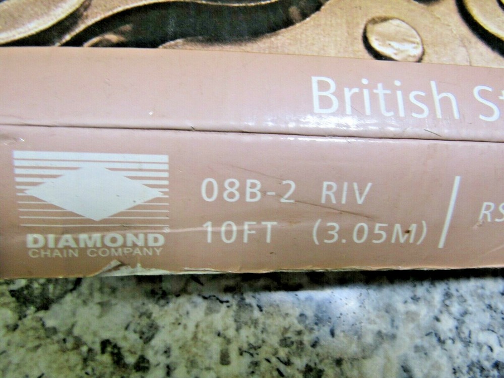 Diamond 08B-2 RIV 10 Ft. Double Roller Chain