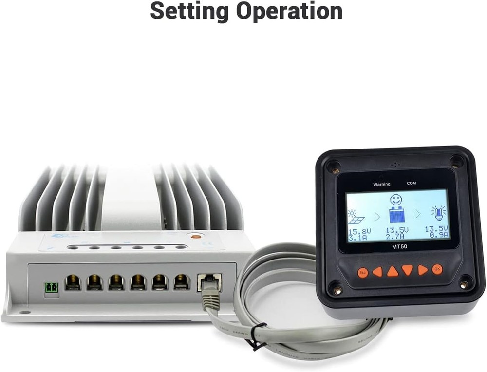 EPEVER 40A MPPT Solar Charge Controller 12V 24V Auto