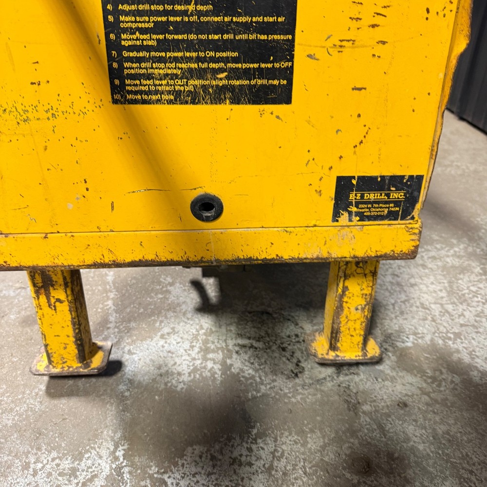 E-Z Drill Inc. Concrete Utility Drill | Air Powered