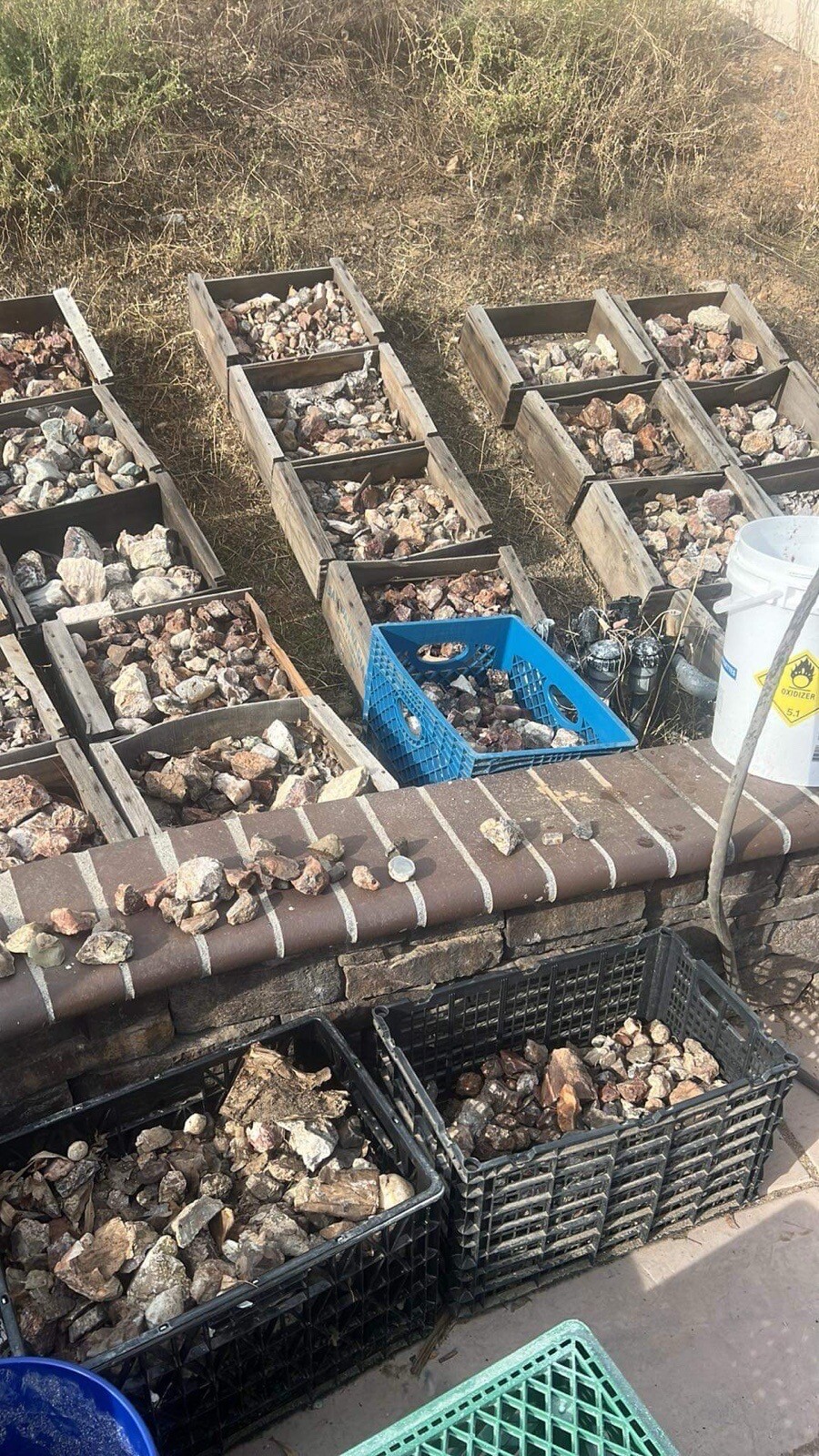 Large Flat Rate Bulk Old Stock Rough 1950's GemStone Mineral Lapidary Collection