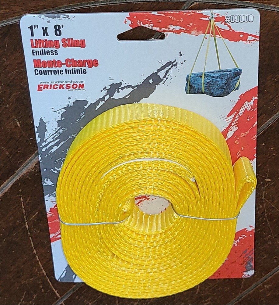 Erickson 1" x 8' Lifting Sling Endless #09000