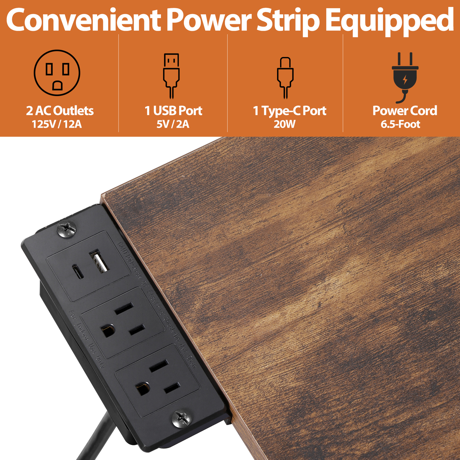 Drafting Drawing Table Adjustable Art Craft Desk with Power Outlet & Stool Retro