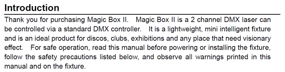 OmniSistem Magic Box II Laser Light System Professional DJ