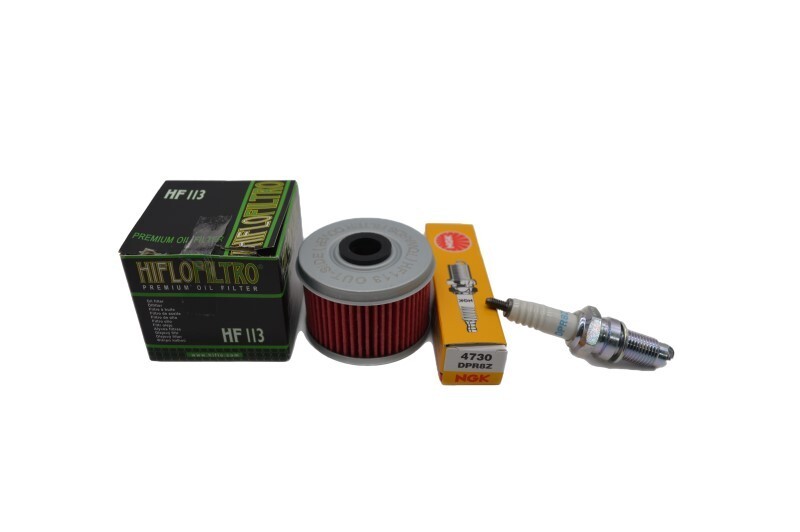 Honda TRX400EX Tune Up Kit Engine Oil Change NGK Spark Plug Oil Filter 400EX