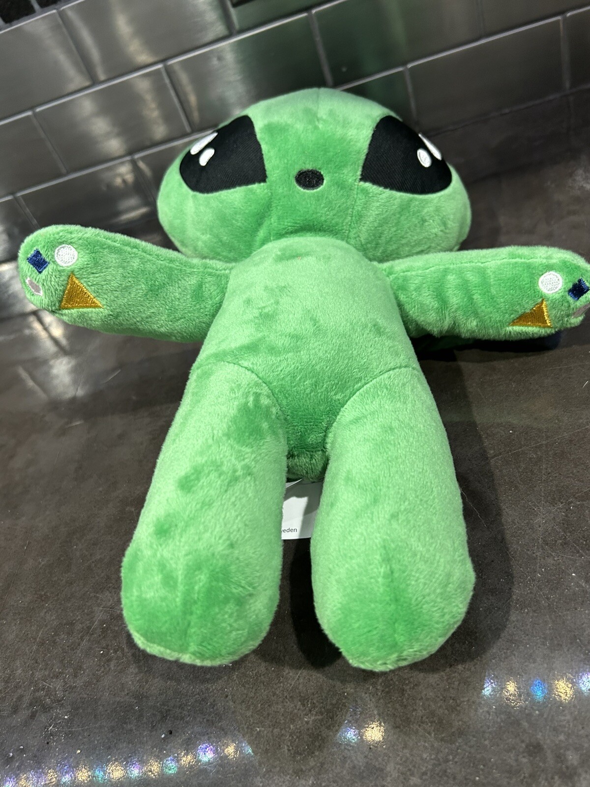 IKEA AFTONSPARV Alien Plush - Green Kids' Favorite 13 ½" Soft Toy Stuffed Anim