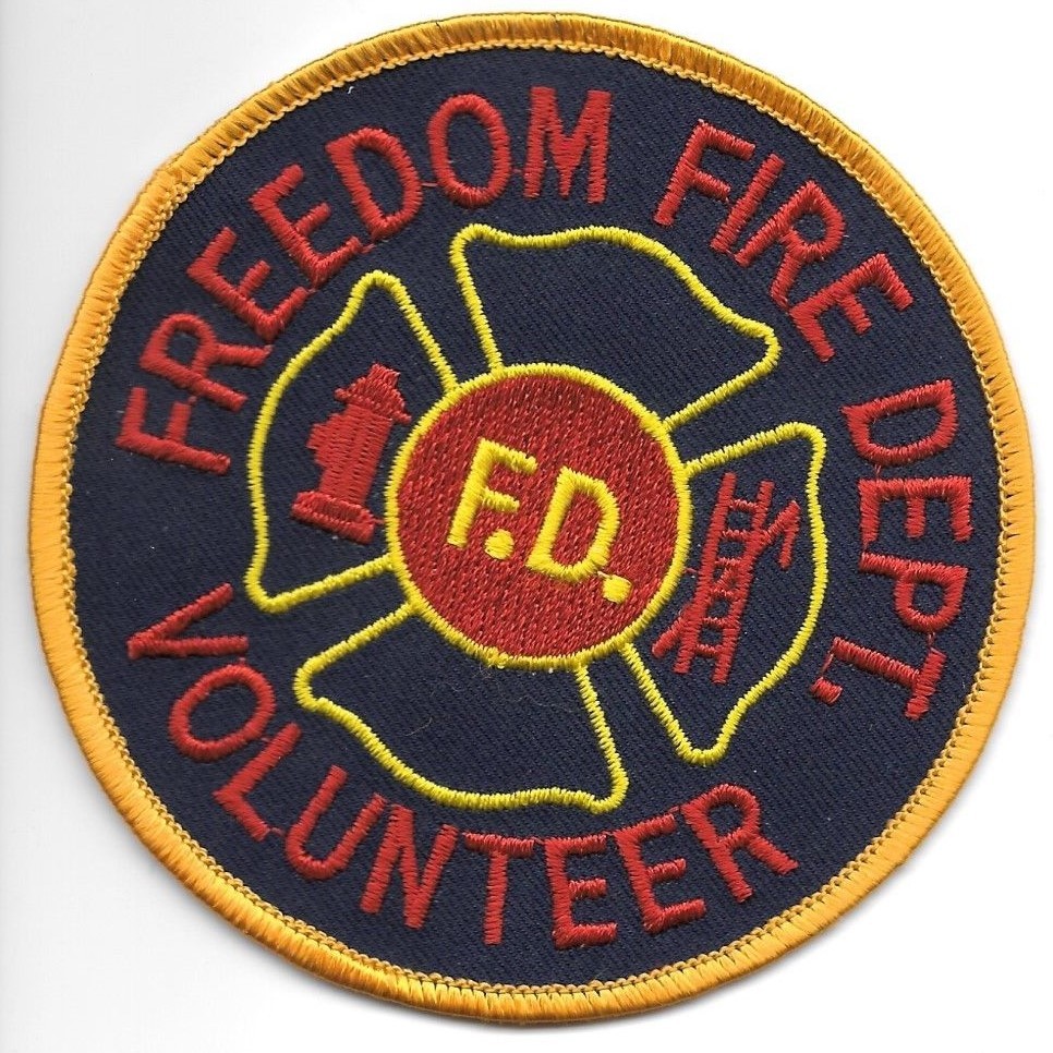 Freedom  Vol. Fire Dept., ? (4" round size) fire patch