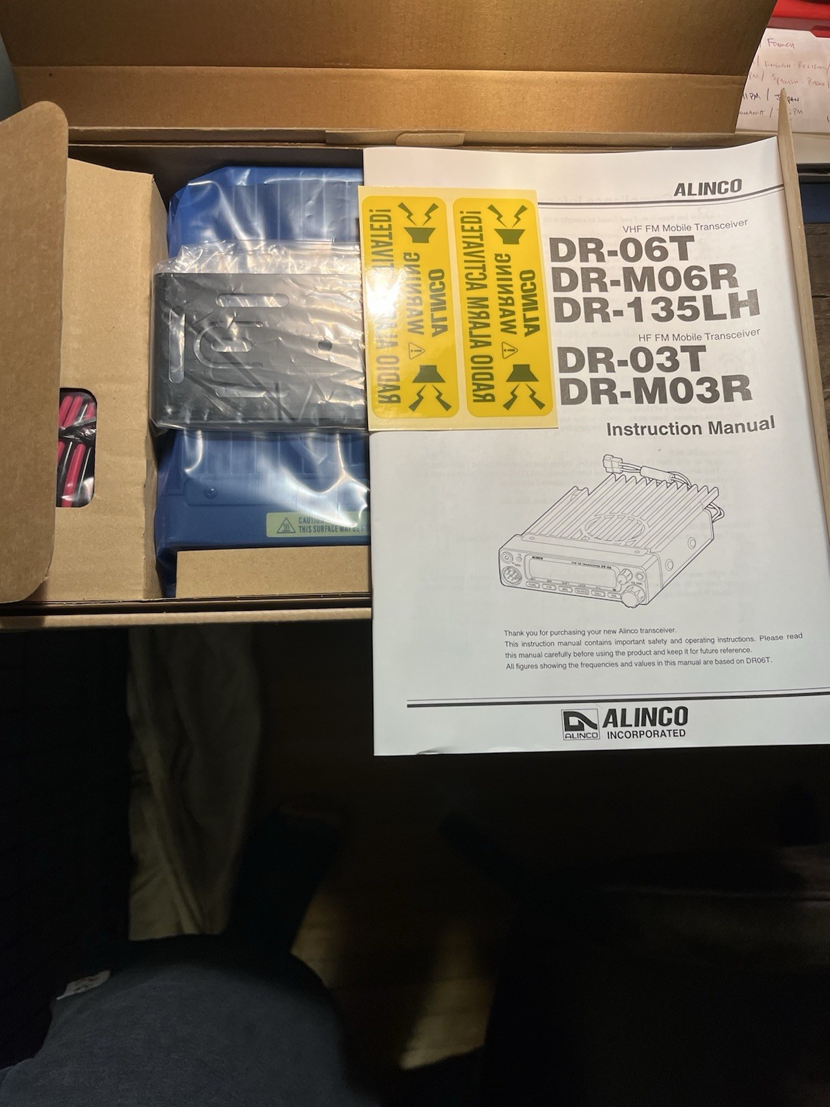 Alinco DR-06TA 6M 50W FM Mobile Transceiver