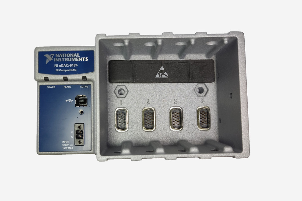 NI Chassis, cDAQ-9174,  781157-01 CompactDAQ, 4 Slots, USB 2.0,