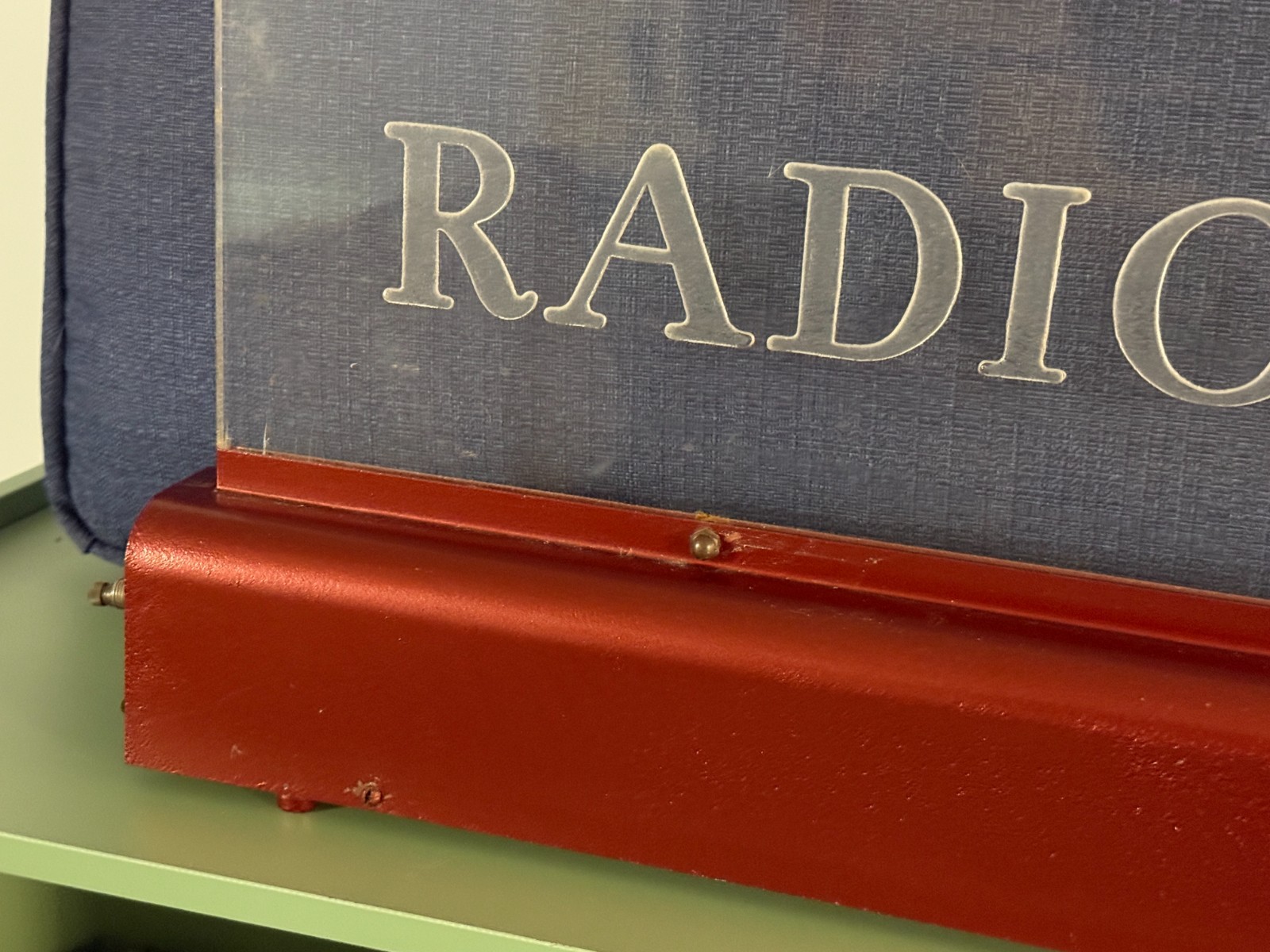 Vintage RCA Victor Radios Television Lighted Store Sign – Untested – Repainted