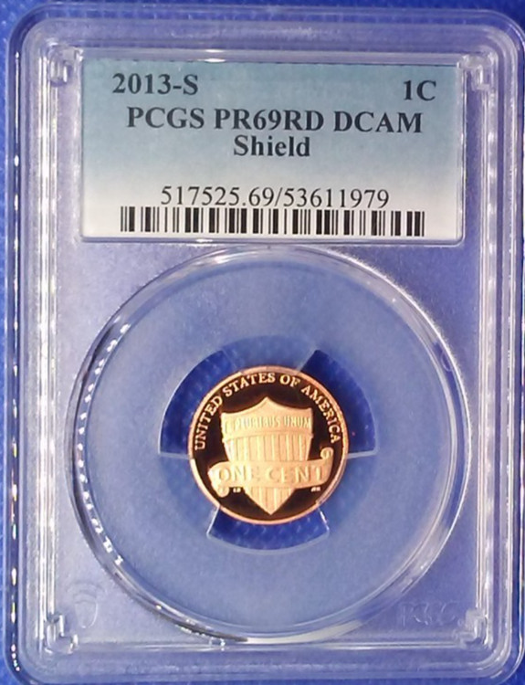 2013 S 1C Lincoln Cent PCGS PR69RD DCAM