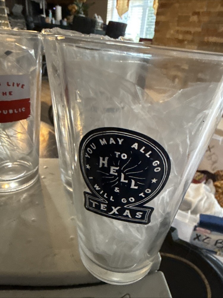 Vintage Texas Barware 4 pc Set NIB