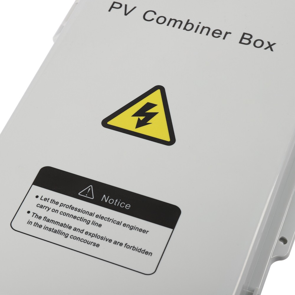 6 String Solar PV Combiner Box Circuit Breaker Junction Box for Solar Panel 63A