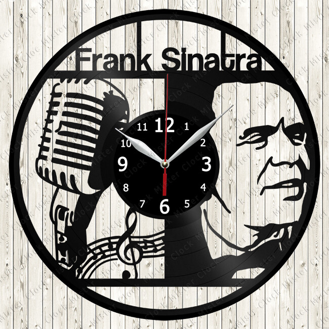 Frank Sinatra Vinyl Record Wall Clock Decor Handmade 2530