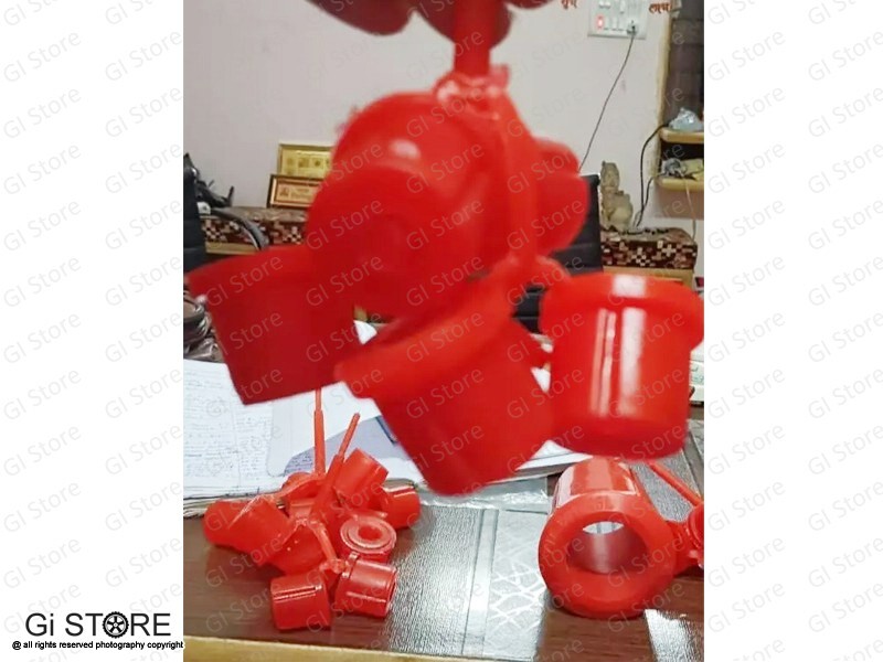 Suzuki Samurai Complete Polyurethane Suspension Leaf Spring Bushing Kit-Spl RED