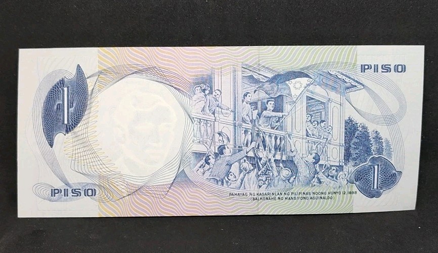 1969 Philippines One Piso LR045889