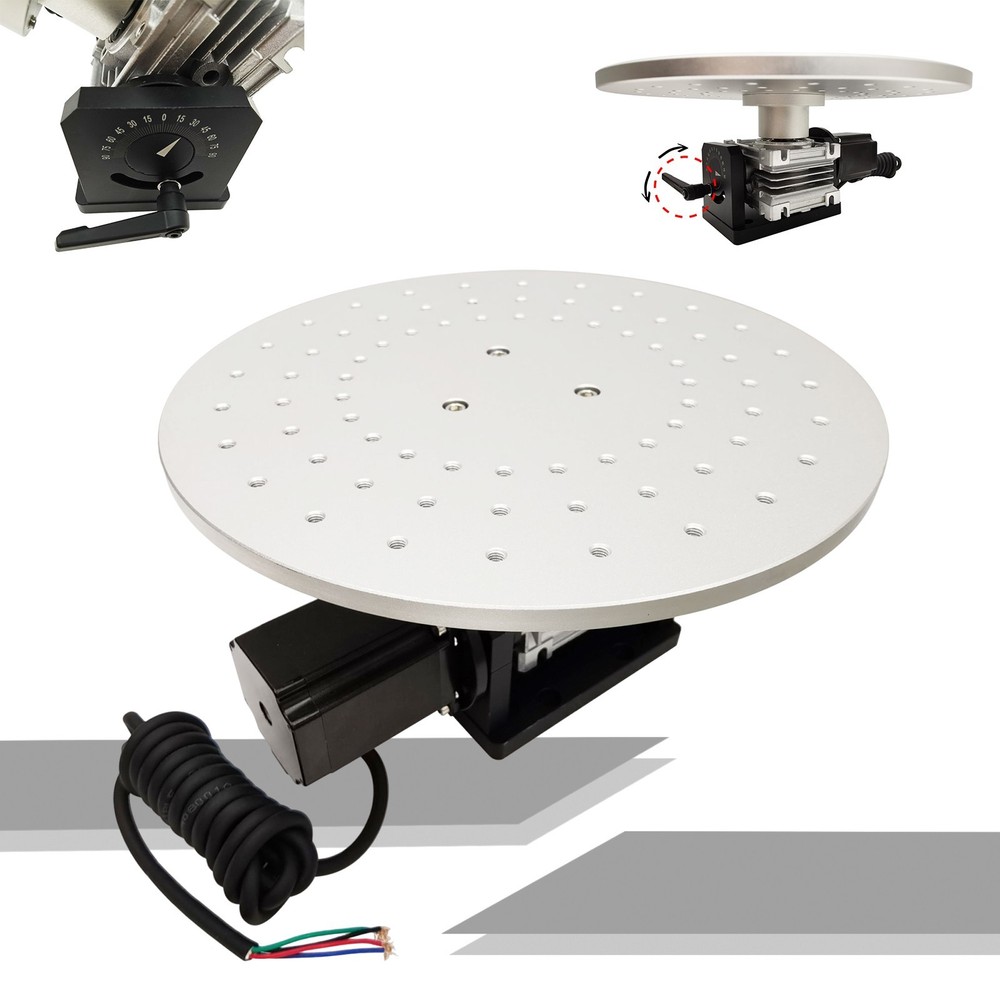110V 360° Laser Marking Machine Rotary Table Marking Machine Rotating Platform