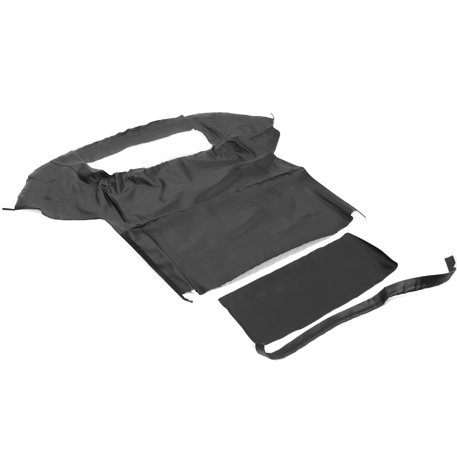 Black Soft Top with Plastic Window FOR 1983-90 1993 Ford Mustang Convertible 2DR