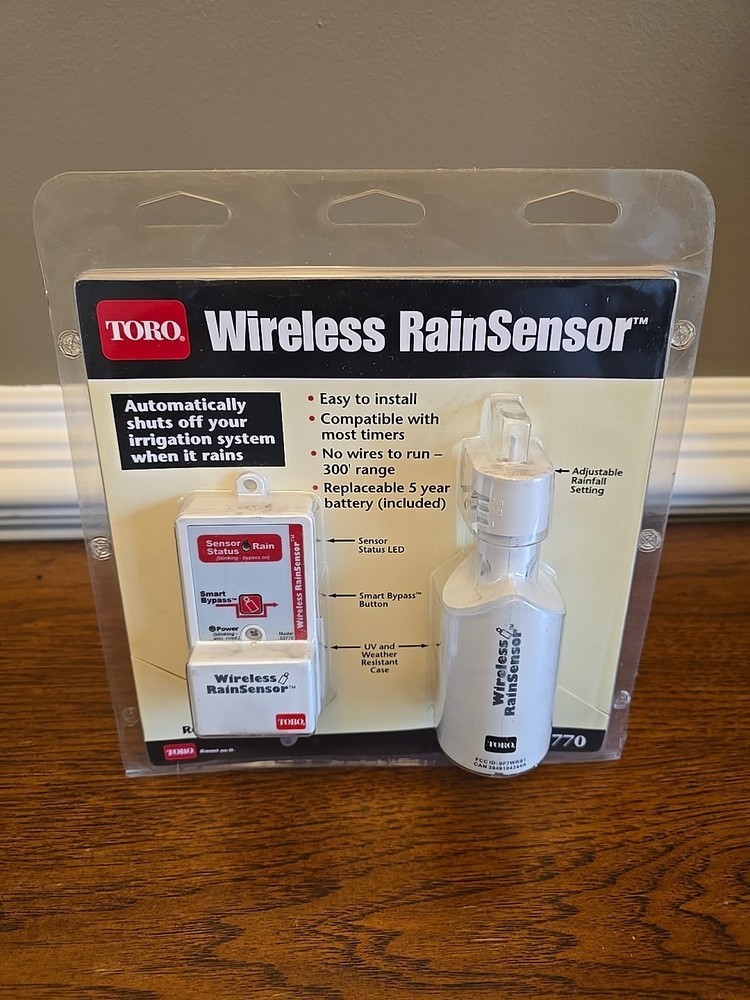 Toro 53770 Wireless Rain Sensor System – Irrigation Shut-Off – New in Box