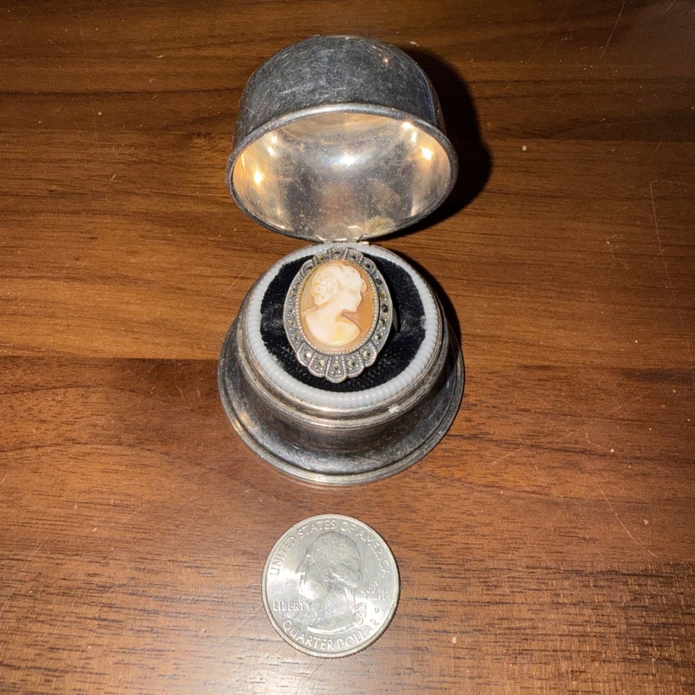 Vintage Sterling Birks Ring Box