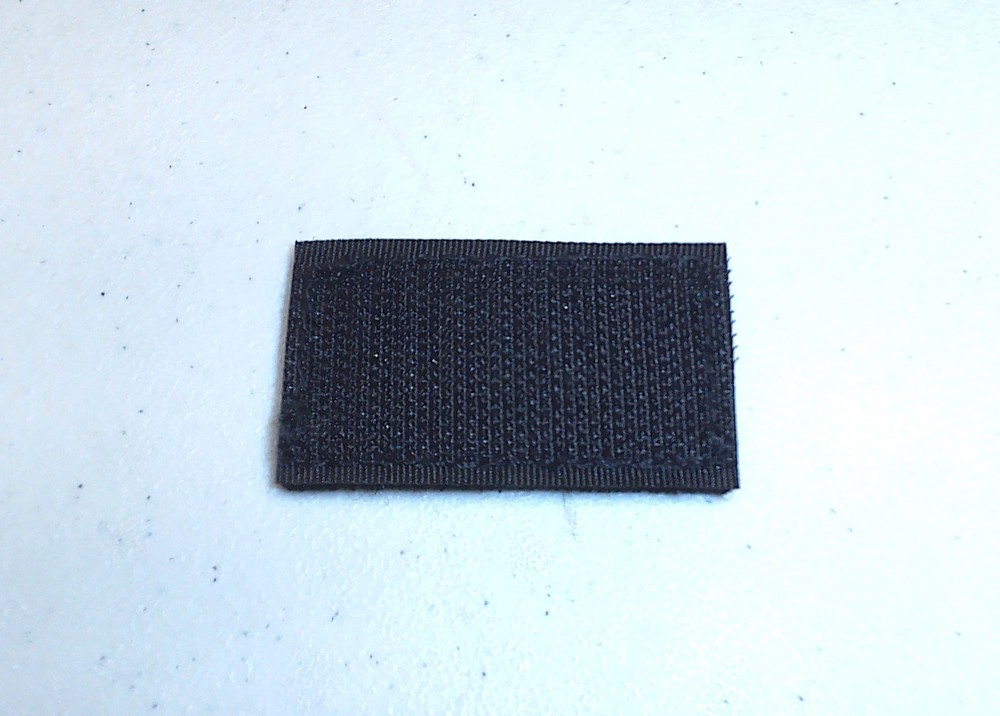Small Black American USA Flag Tactical Uniform Patch with Hook & Loop Backing