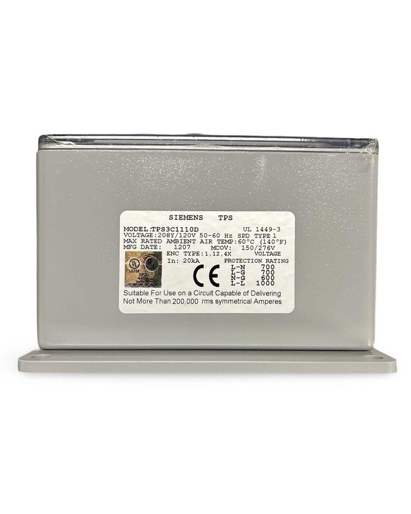 NEW Siemens Type 1 Surge Protective Device TPS3C1110D