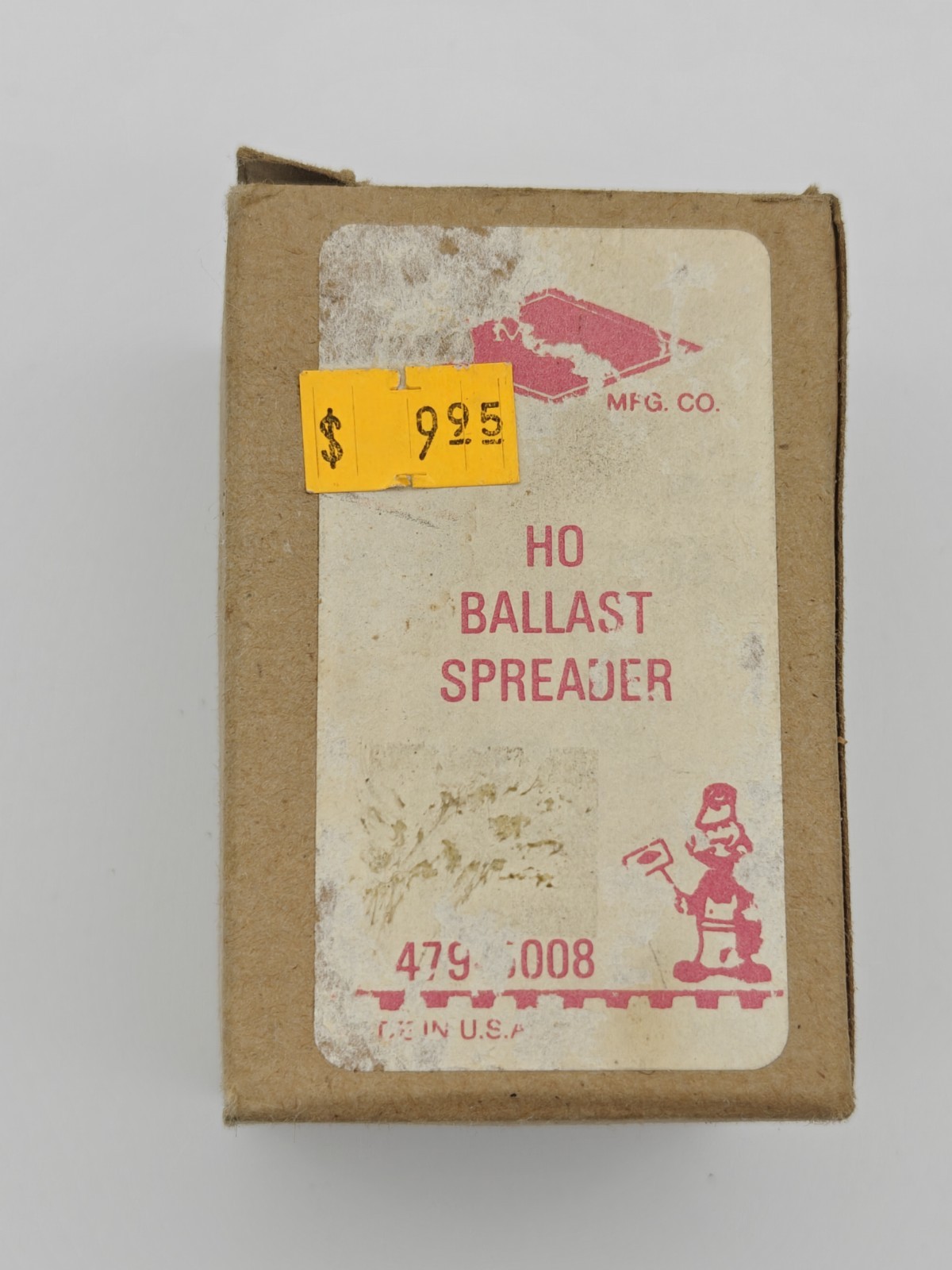Vintage HO Scale Ballast Spreader #479-008 – Made in USA – Original Box