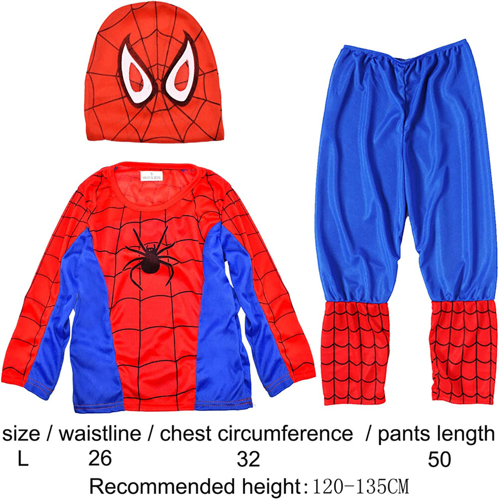 The Amazing Spiderman Jumpsuit Spider-man Kids Baby Boy Bodysuit Cosplay Costume