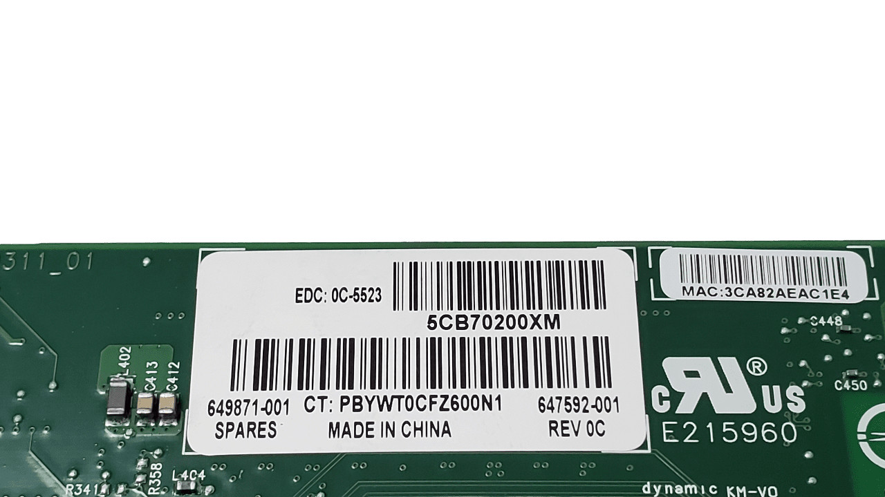 HP 331T Quad Port 1GB Network Adapter 647592-001 649871-001 Half Height