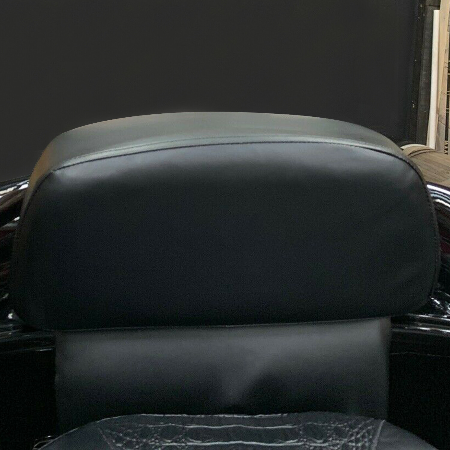 KUAFU Chopped Backrest Pad for 14-23 Harley Touring Razor Tour Pak Pack Trunk