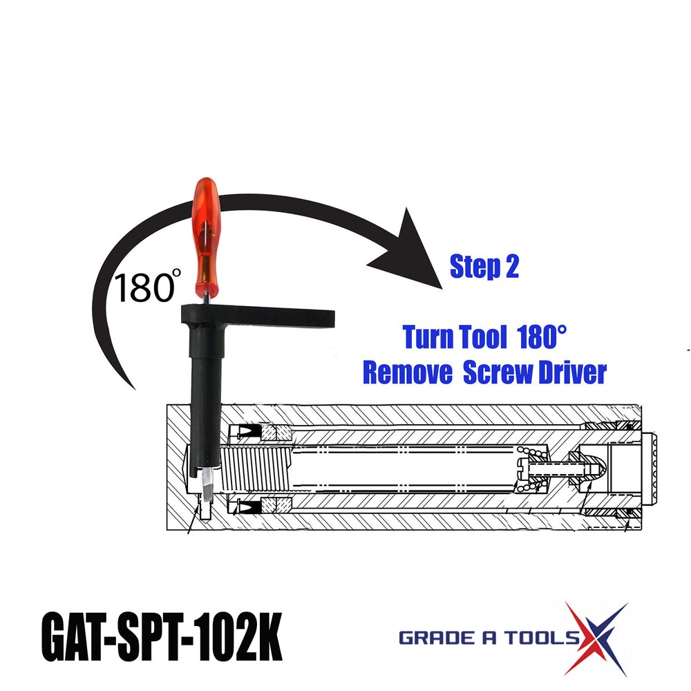 Hydraulic Ram Return Spring Tool, RC102K Seal kit Installation Tool