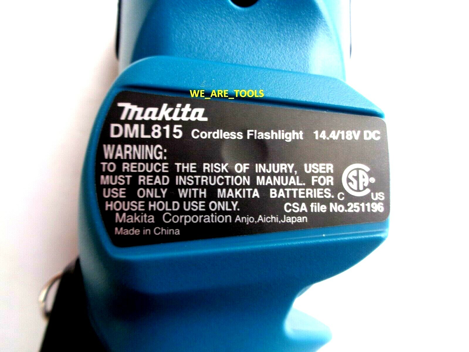 New Makita LED Light 18V DML815 Cordless Battery FlashLight 18 Volt LXT