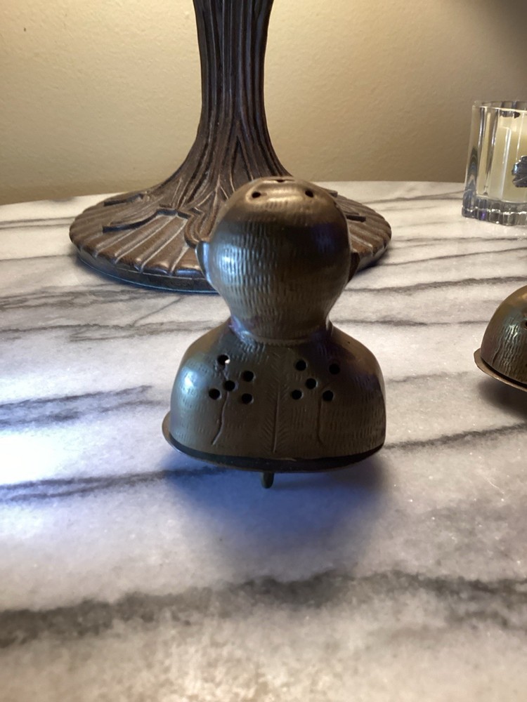 Vintage Brass Monkey Incense Burners (2)
