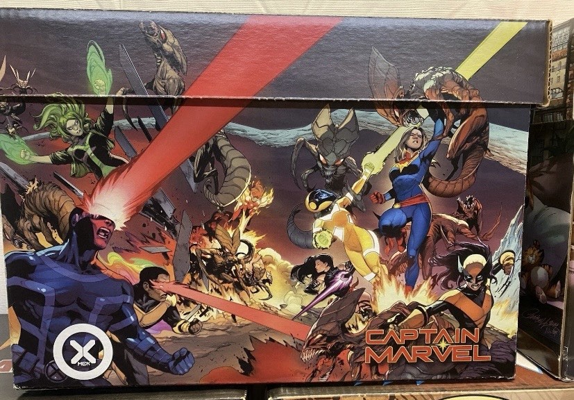 Marvel Comic Book Short Box Storage Graphic Design